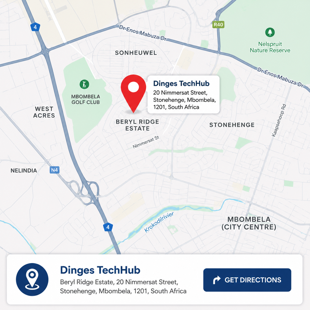 Dinges Tech location